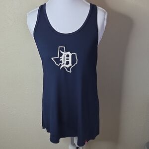 Dallas Tigers Navy Blue Women's Tank Top, Size Small
